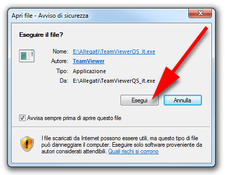 Avviso di sicurezza